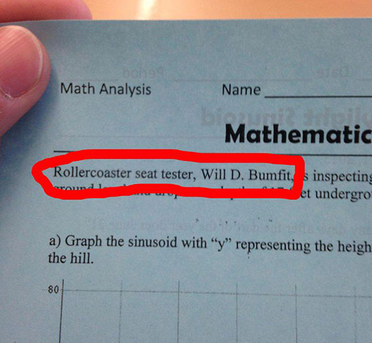 My Math Teacher Thinks He