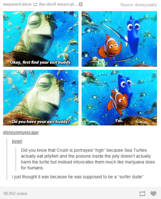 Something About Crush From Finding Nemo
