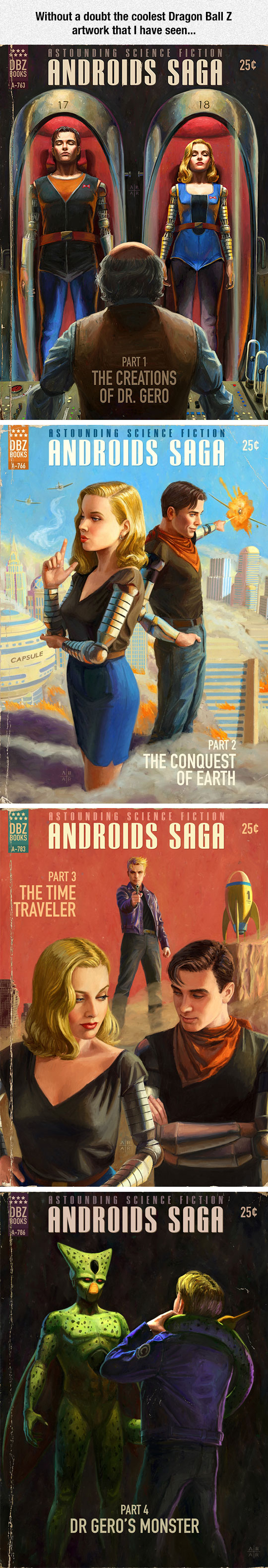 cool-Dragon-Ball-android-vintage-comic