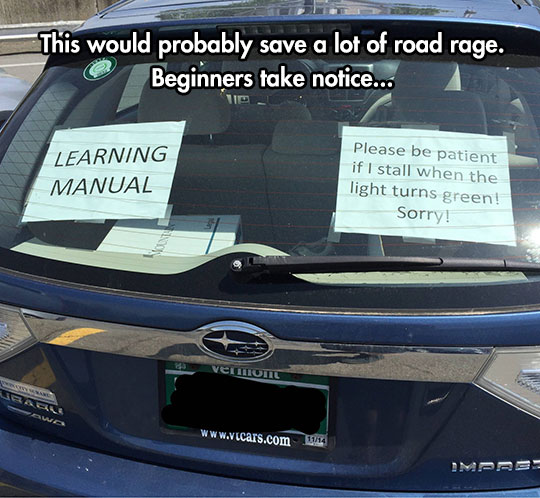 cool-car-note-beginner-driver