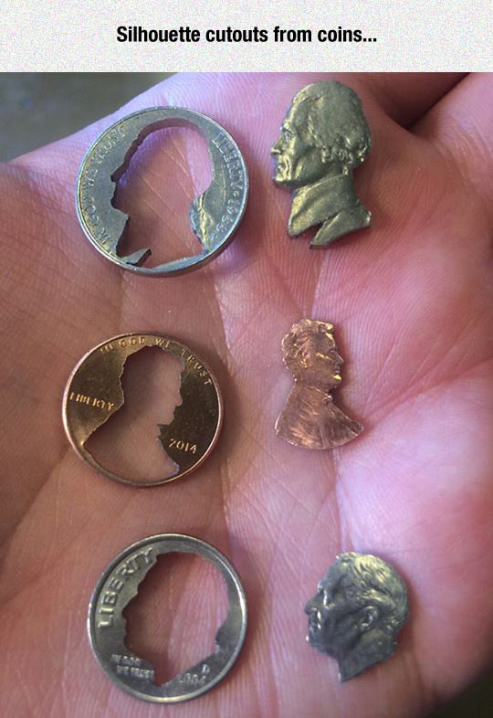 cool-silhouette-cutouts-coins-presidents