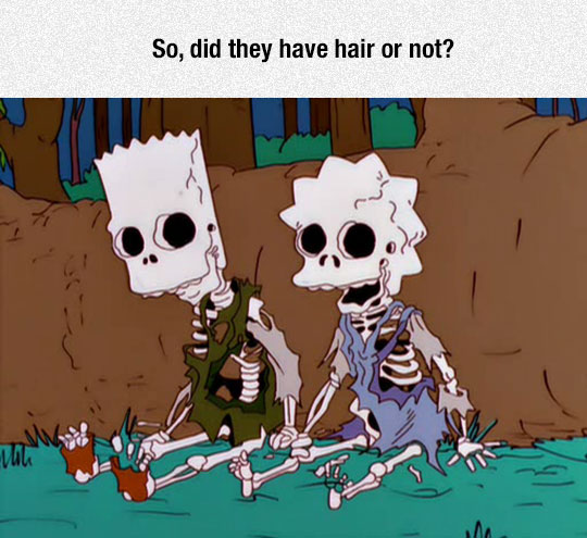 funny-Bart-Lisa-bones-hair
