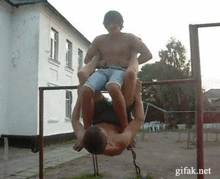 funny-gif-boys-trick-fell-grabbing