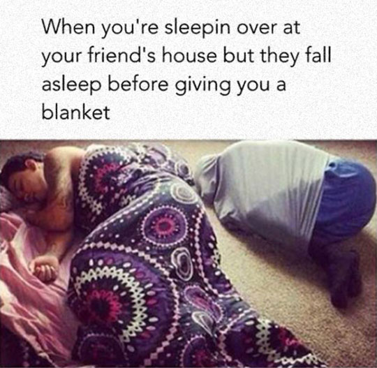 Sleeping Over At Your Friend