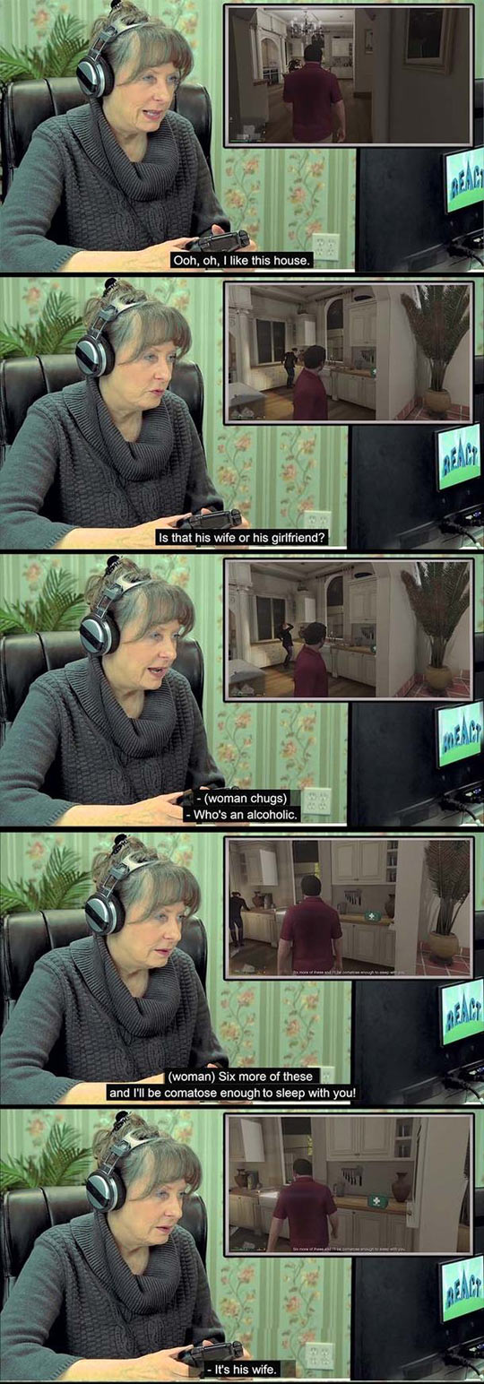 Old People Playing GTA V
