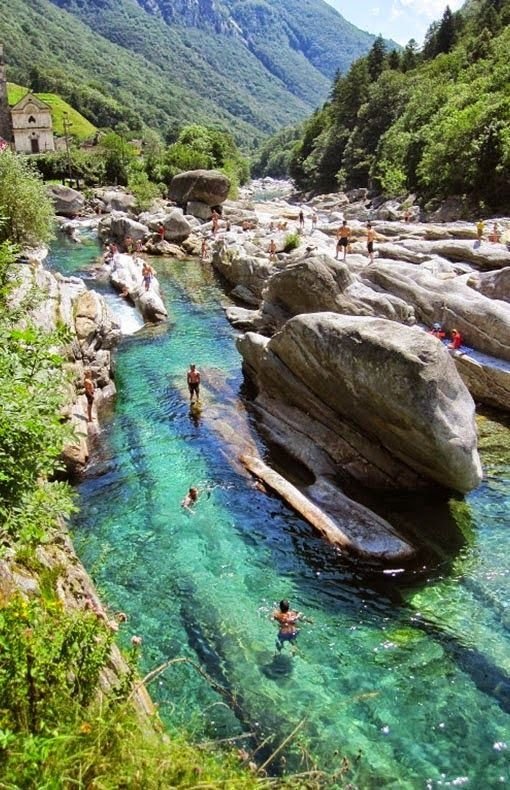 Beautiful Stream in Switzerland