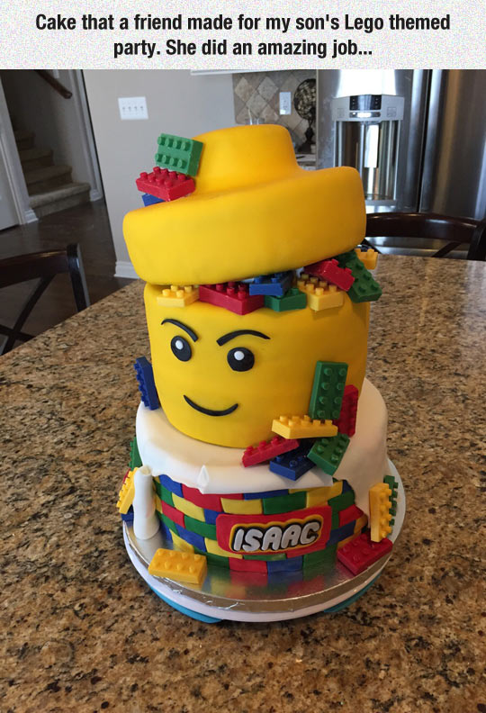 This Lego Cake Is Beyond Awesome
