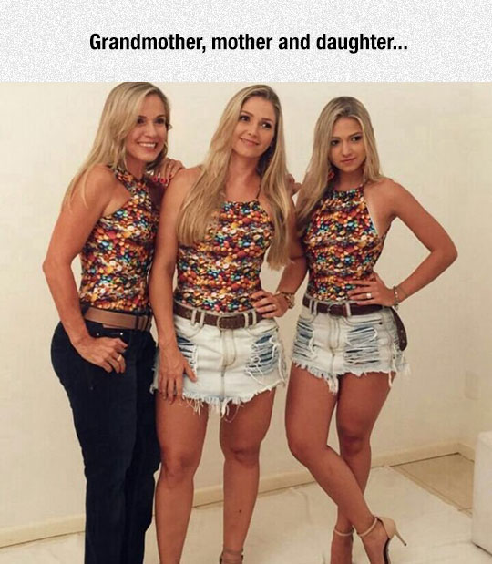 Three Generations Of Beauty