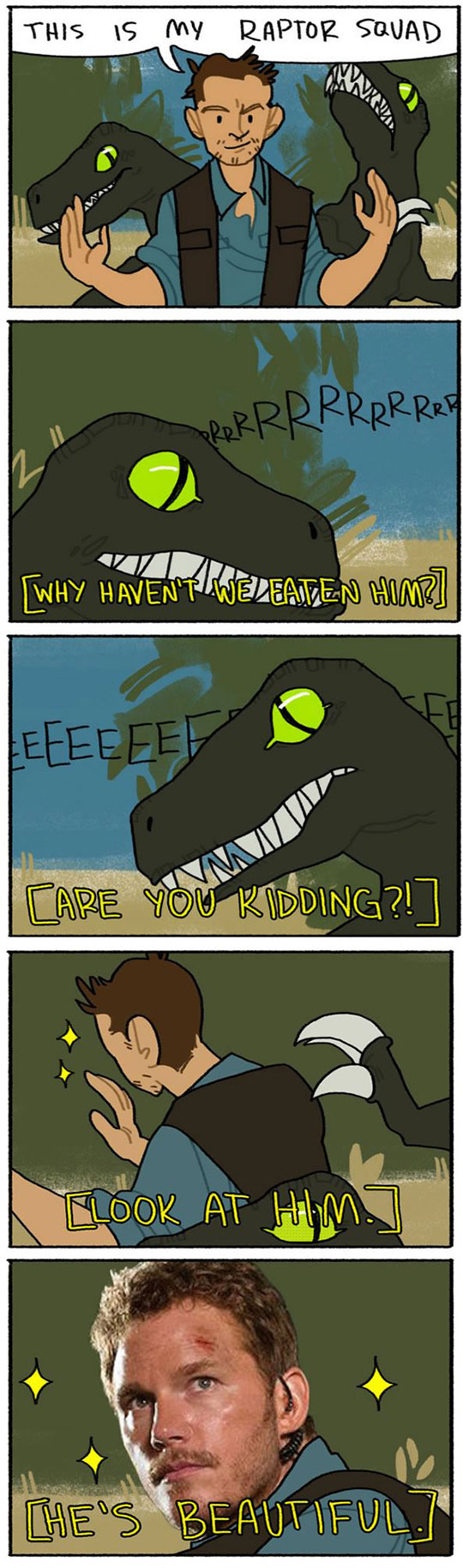 funny-Chris-Pratt-dinosaurs-cartoon-cute
