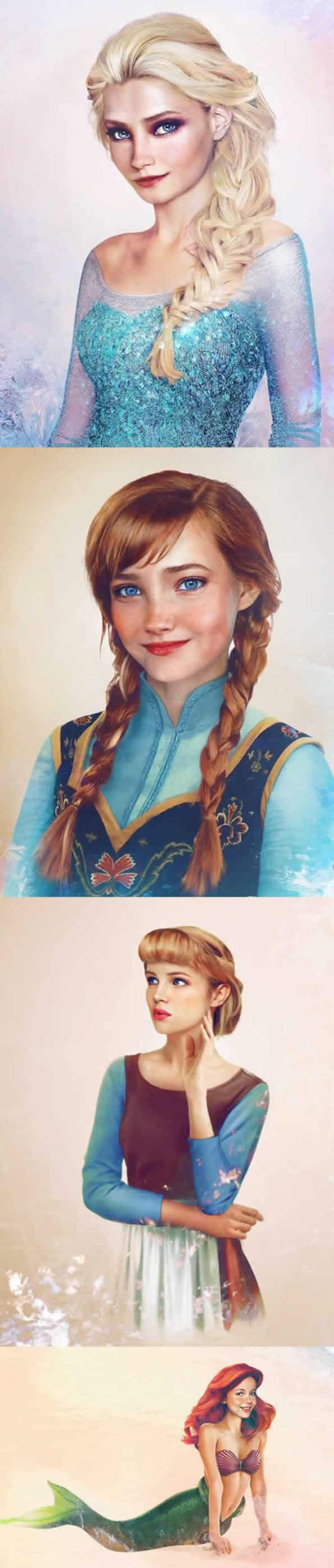 Realistic Disney Princesses