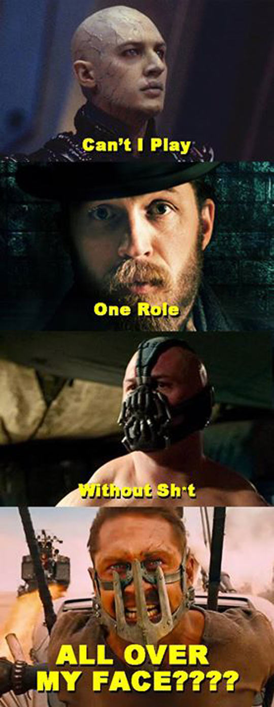 Tom Hardy Is Noticing The Pattern