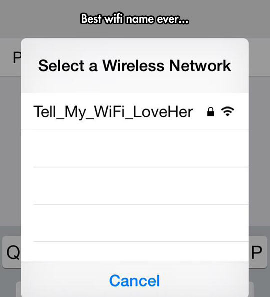 Clever WiFi Name