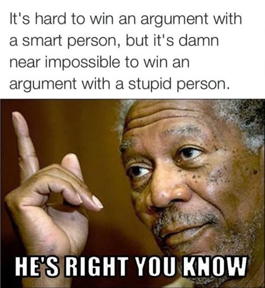 Just Winning An Argument