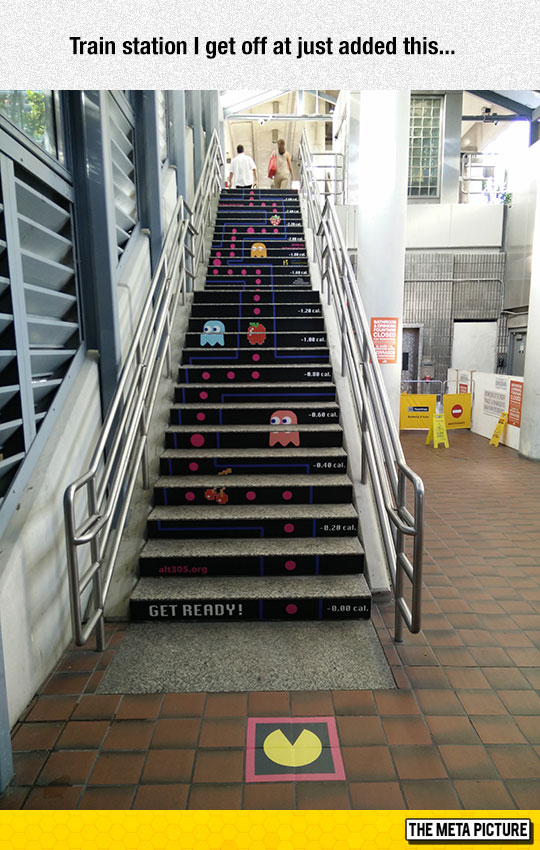 Great Way To Encourage Kids To Use The Stairs