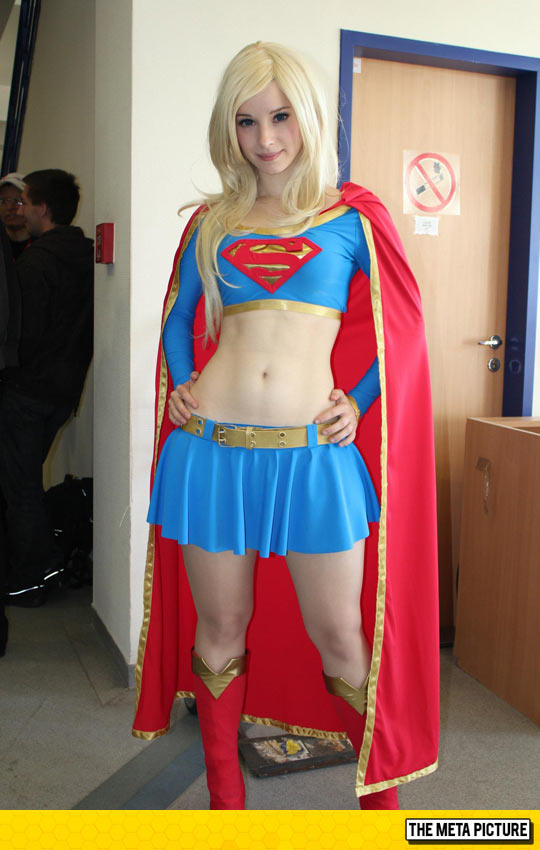 Supergirl At The Office