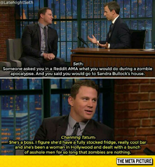 Channing Tatum During A Zombie Apocalypse