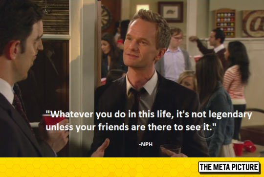 Some Very Deep Words From Barney Stinson