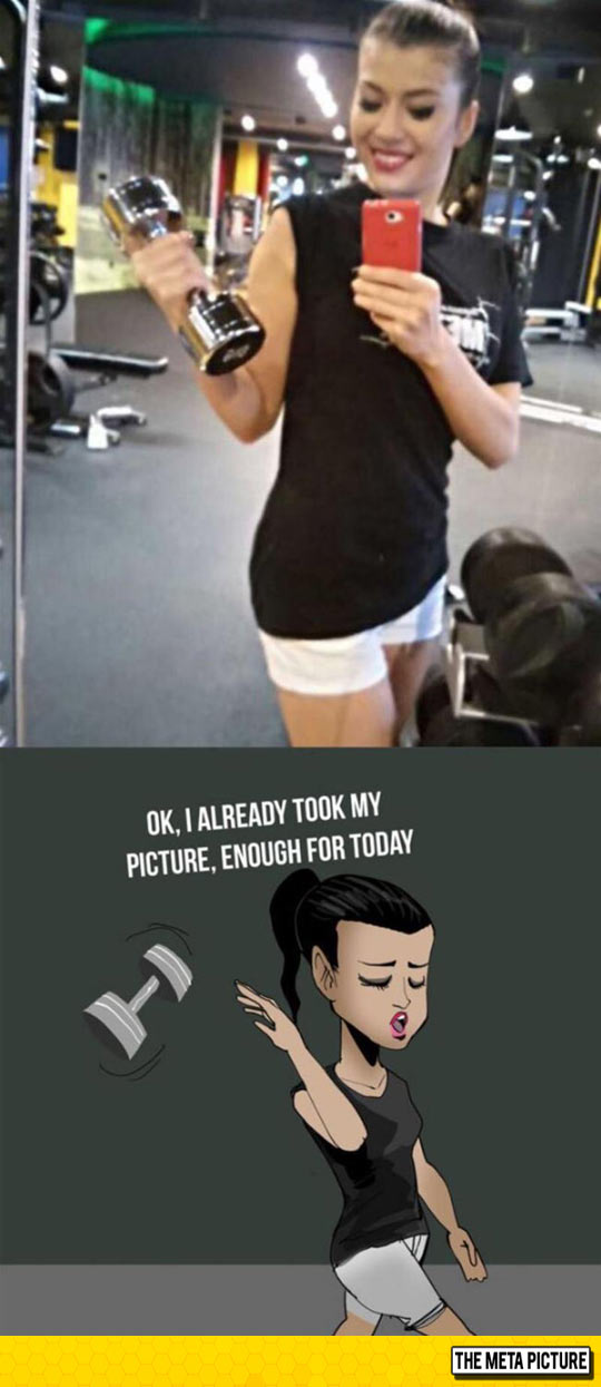 funny gym pics of girls