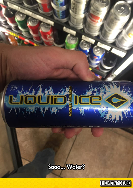 Hmm, Liquid Ice, I Wonder What It Tastes Like