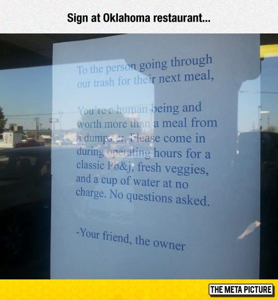 funny-restaurant-invite-homeless-meal
