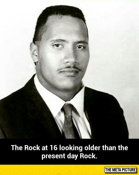 The Rock At 16
