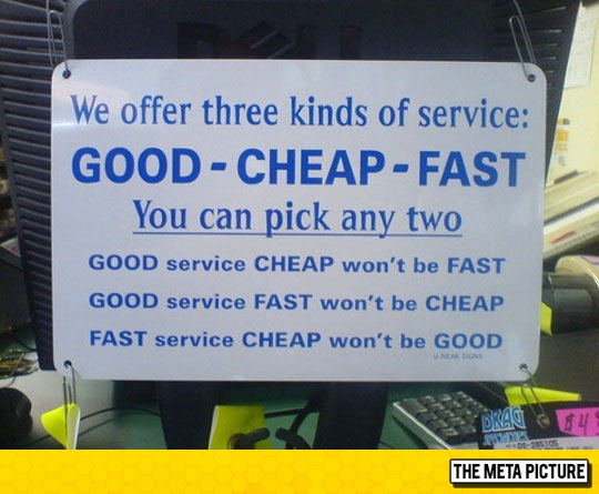 We Offer Three Kinds Of Service