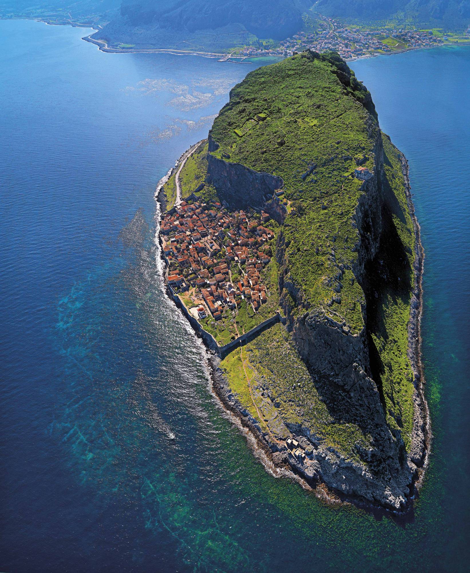 A fishing village in Greece