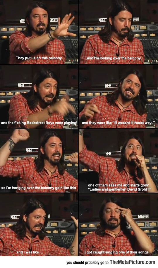 Dave Grohl On The Backstreet Boys