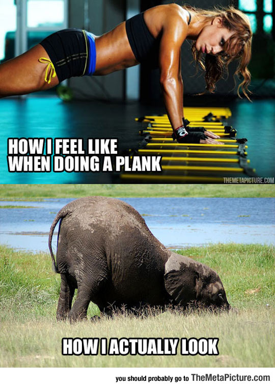 Every Time When Doing A Plank