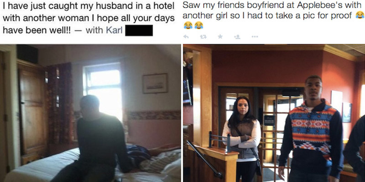18 People Who Got Caught Cheating And Were Exposed On Social Media.