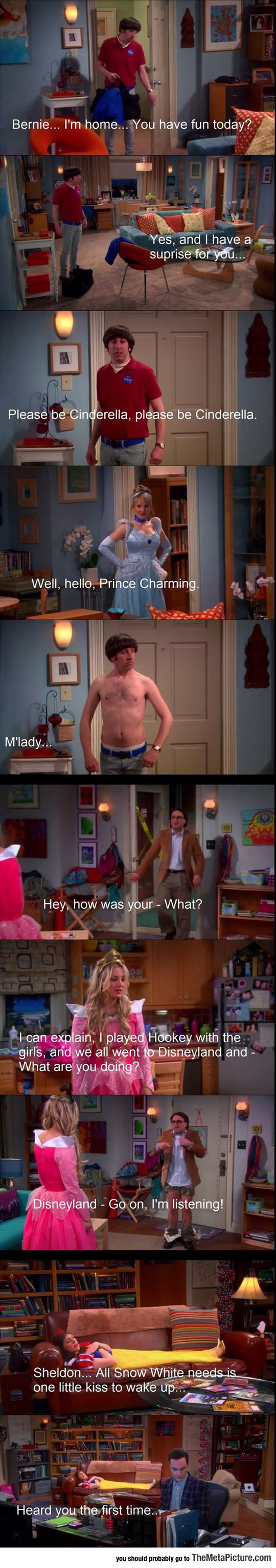 The Big Bang Theory Meets Disney