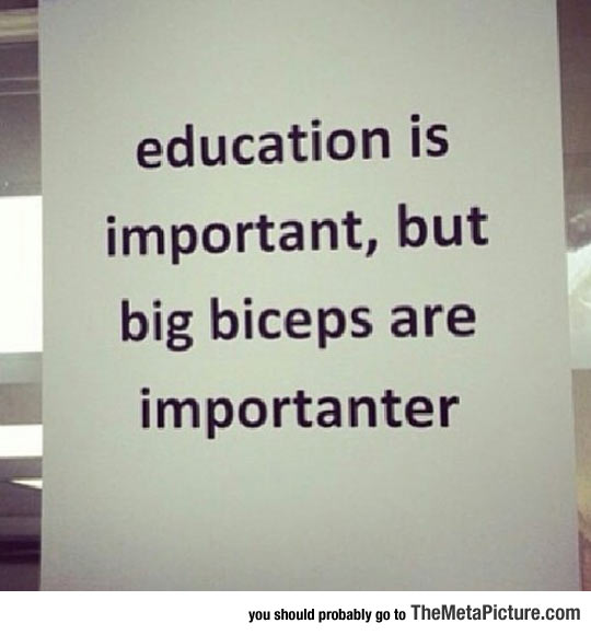 Sign At The Gym