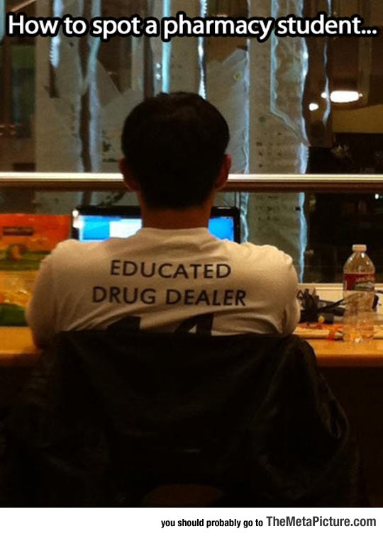 Pharmacy Student Spotted
