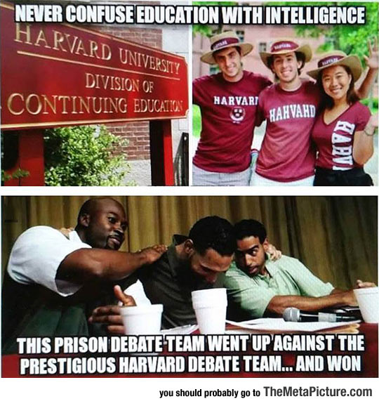 Education Vs. Intelligence