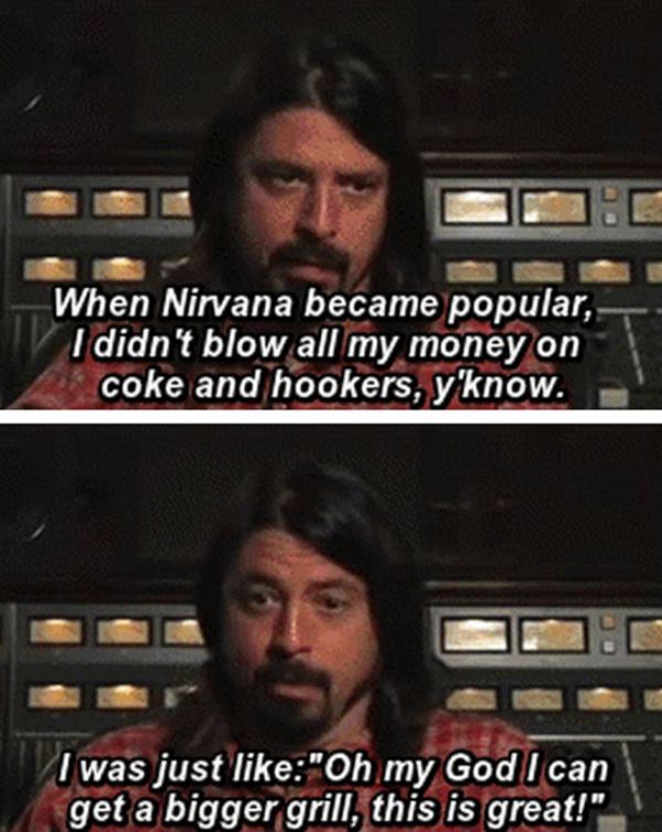 PRIORITIES, COURTESY OF DAVE GROHL.