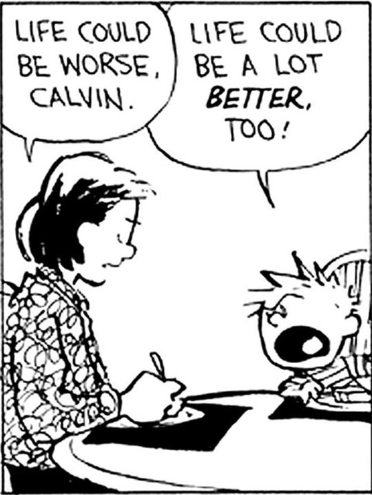 Calvin Is Right