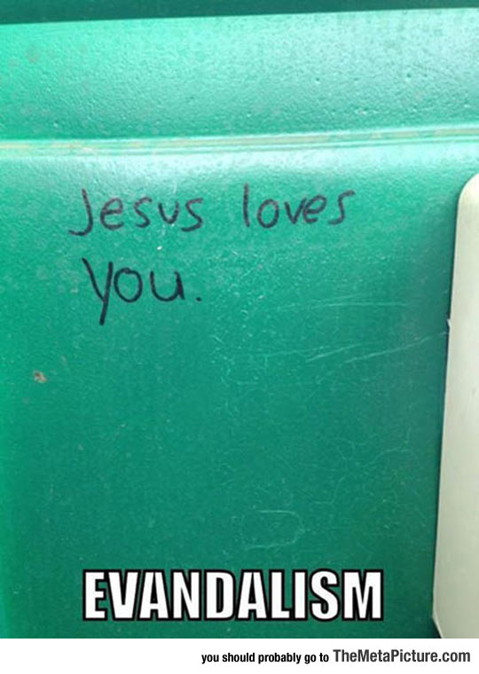 Religious Vandalism Is A Real Thing