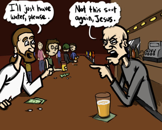 Jesus Walks Into A Bar...