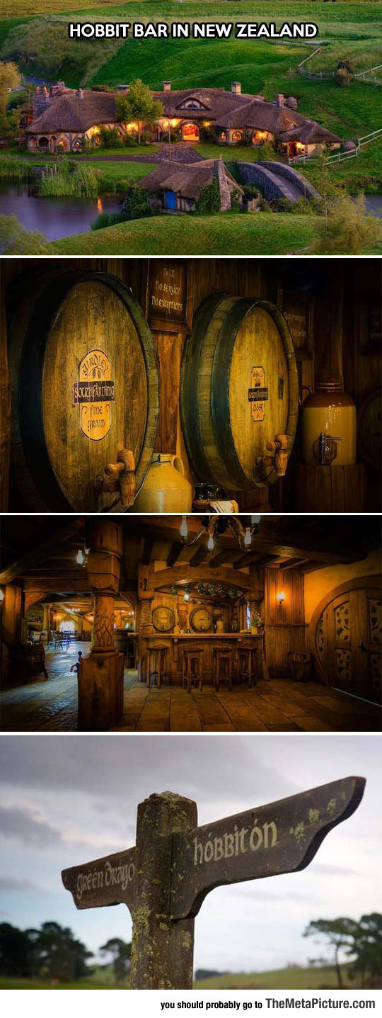 Awesome Hobbit Bar In New Zealand