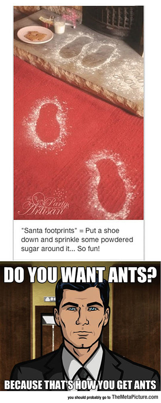 Santa Footprints Idea