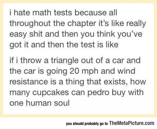 Every Math Test Ever