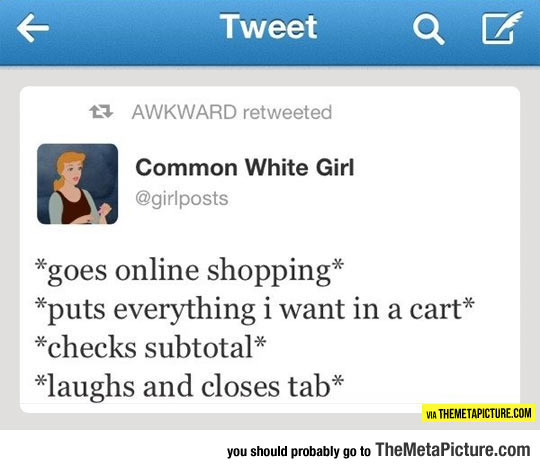 Whenever I Do Some Online Shopping