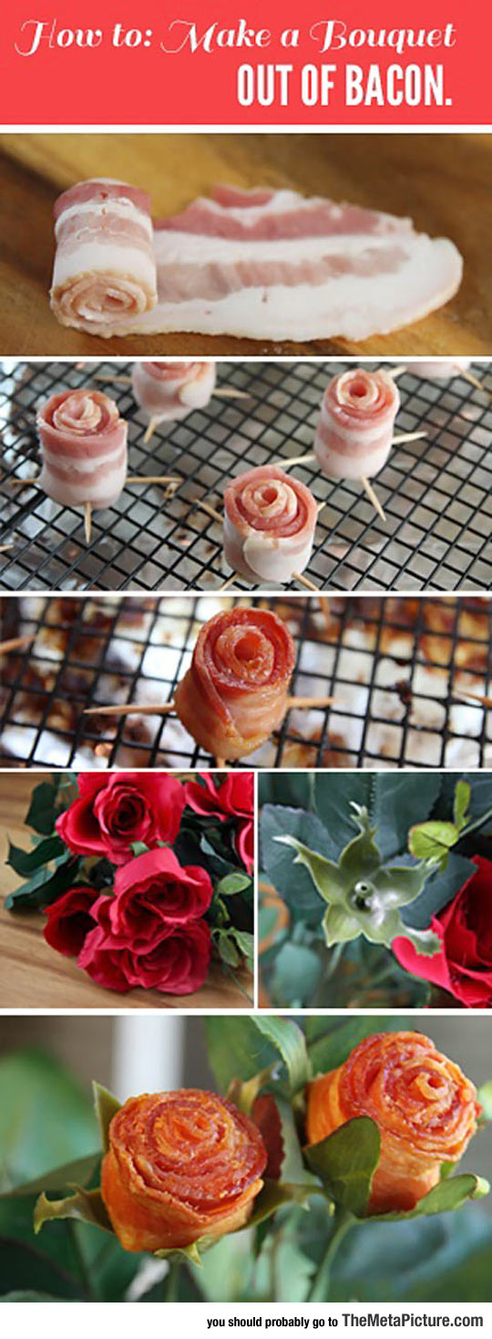 Make A Bouquet Out Of Bacon