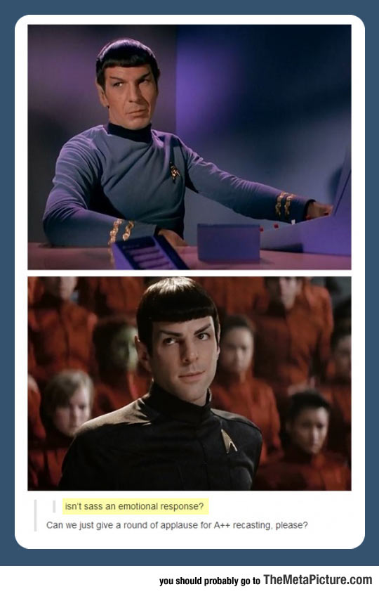 The Sassy Spock Look