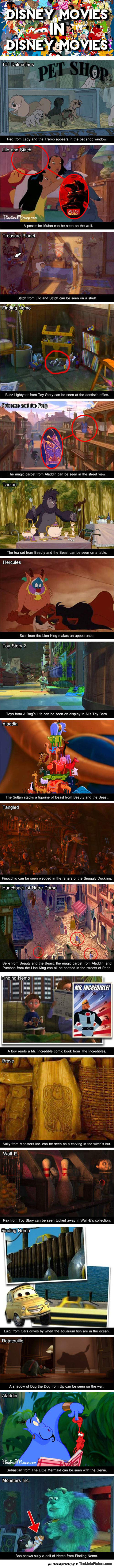 Disney Films Inside Other Disney Films