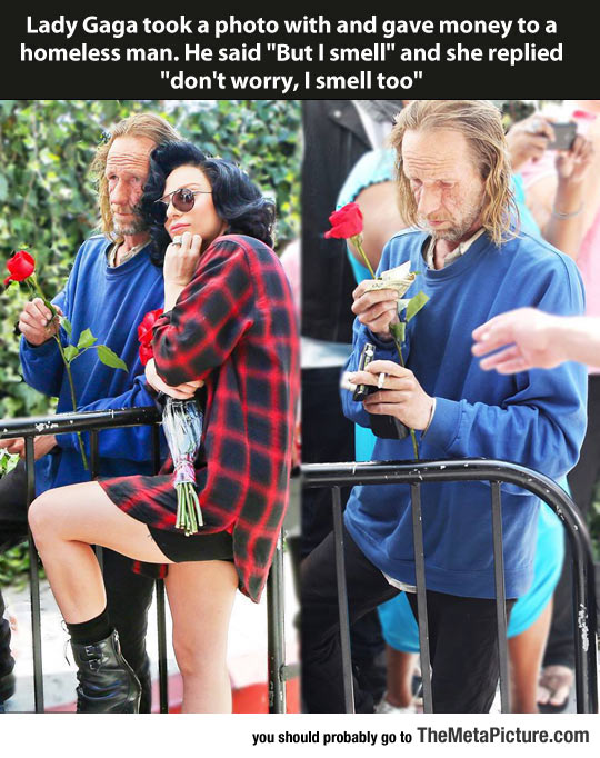 funny-Lady-Gaga-photo-homeless-man