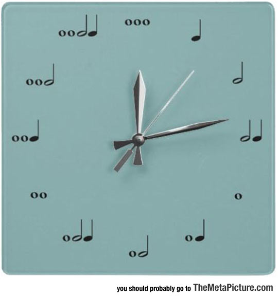 A Clock That Tells Time With Music