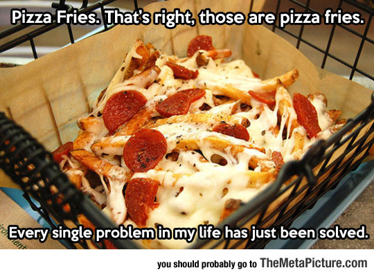 Those Are Pizza Fries