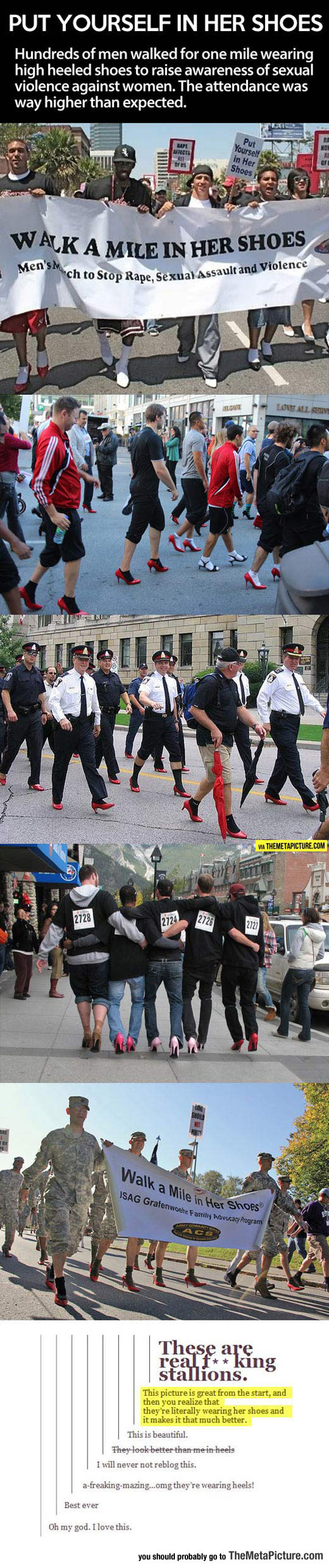 Walking A Mile In Her Shoes
