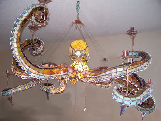 Magnificent Octopus Chandelier